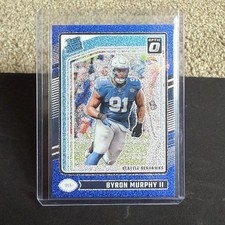2024 PANINI DONRUSS OPTIC BYRON MURPHY II RATED ROOKIE BLUE GLITTER SSP SEAHAWKS