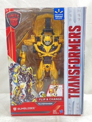 2016 Walmart Transformers The Last Knight Flip & Change Bumblebee Figure NEW