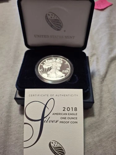 United States Mint American Eagle 2018 1 oz Silver Proof Coin .999