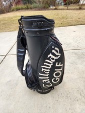 Callaway Golf Big Bertha Black Leather Cart Golf Bag