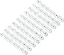 Drawer Slides, 10Pcs 180Mm - Plastic Drawer Rails, Side Mounted Grooved Guide Ra