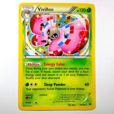 Vivillon 15/162 Cosmos Holo🌀Pokemon Card (Breakthrough)