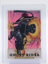 GHOST RIDER 2024 UPPER DECK MARVEL MASTERPIECES '92 PLATINUM PLEXI Q5859