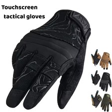 Men Touch Screen Tactical Shooting Gloves Full Fingers Motorcycle Cycling Gloves