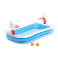 Bestway Aufblasbares Kinderpool Spiel Basketball 251X168X102 Cm +3 Jahre Gart
