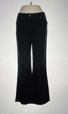 Elie Tahari Textured Jacquard black stretch 5 pocket Dress Pants 8