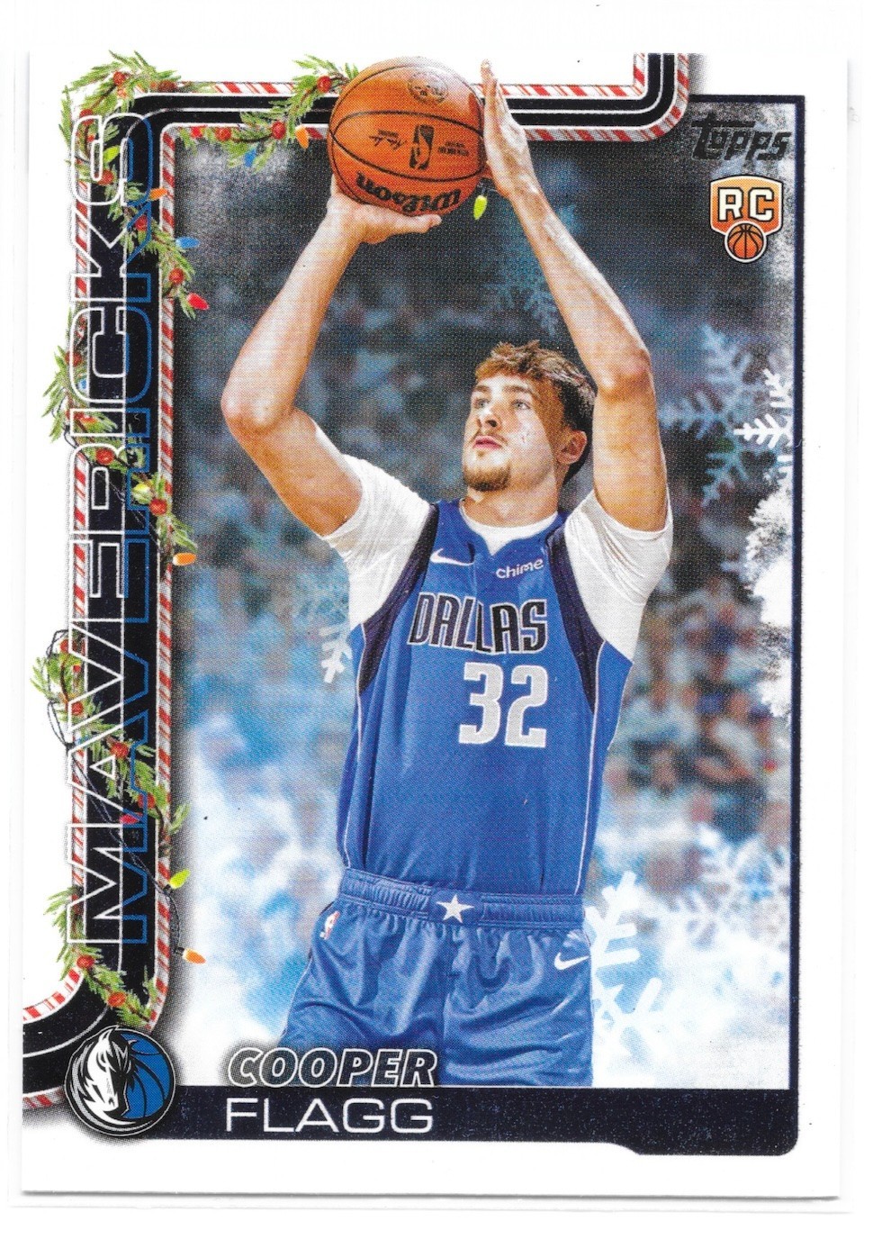 2025 Topps Holiday RC Cooper Flagg H161