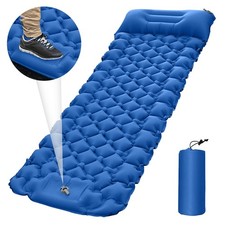 Image of Inflatable Mat Camping Sleeping Self Inflating Mattress/Bed Air Pillow Hiking UK