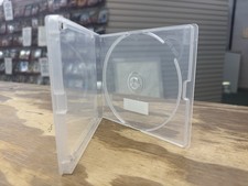 70 Used V Good Condition 10.4MM Single DVD CD Poly Cases w Sleeve, Clear, VCD