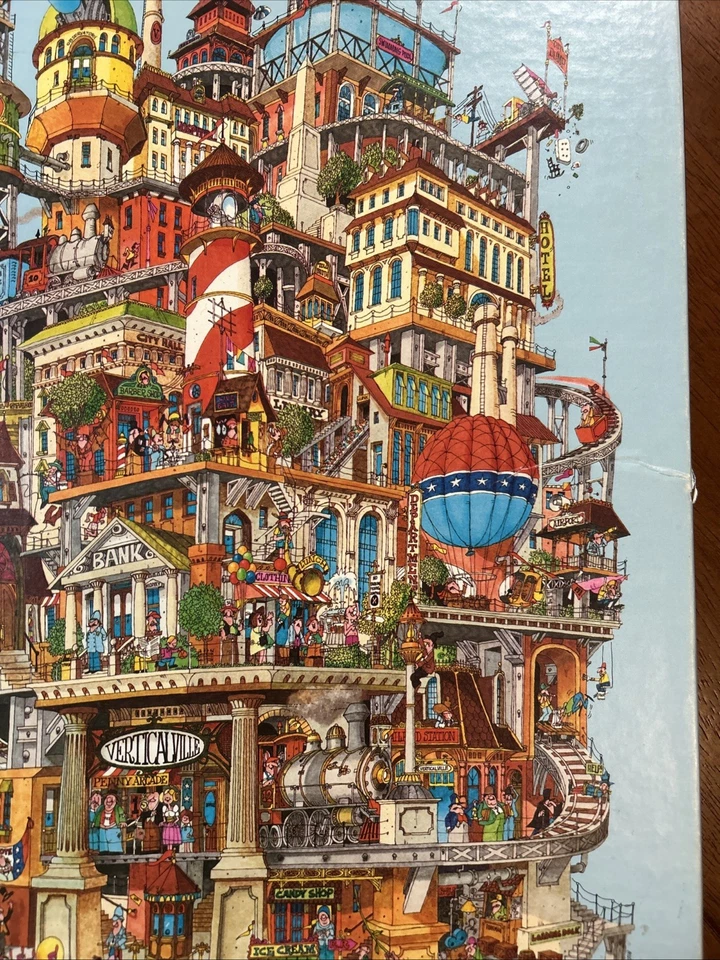 Vintage 1977 Verticalville 500 Piece Springbok Hallmark Puzzle 18" x 23.5" - Image 4 of 4