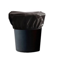 Black coated doublesided bristle adjustable cover horse feed bin lid 17x17x2