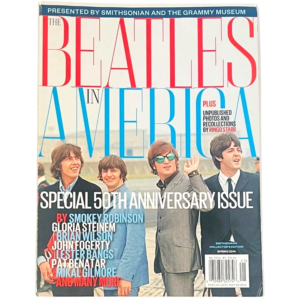 The Beatles in America Special 50th Anniversary Issue Magazine Smithsonian 2014 - Image 3 of 4