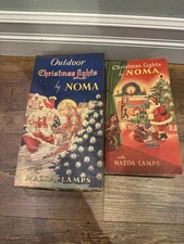 Vintage Christmas Lights by Noma Mazda Lamps Working! w Boxes Outdoor Indoor