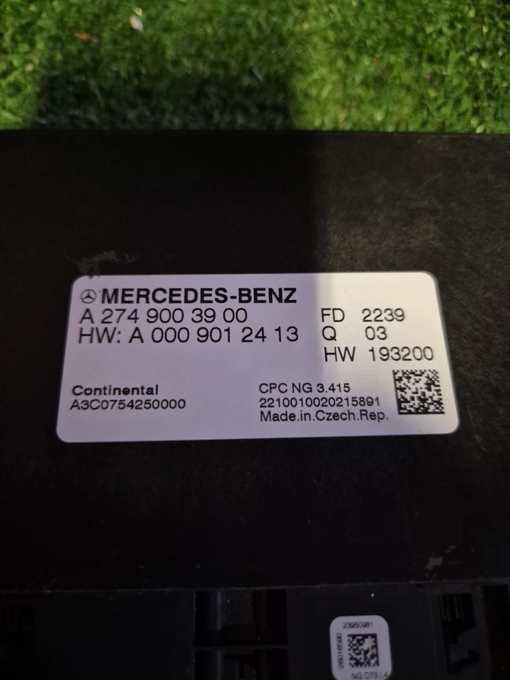 Mercedes-Benz Vito Viano W447 2021 Altri moduli centraline A2749003900 - Immagine 2 di 3