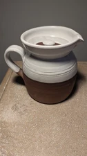 Shanagarry Irish Pottery Stephen Pearce Large Milk Jug Pot, Lidded Hand Thrown