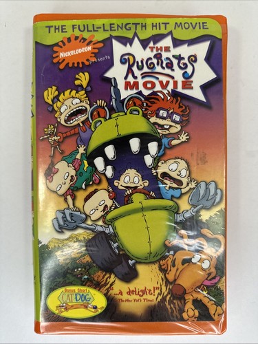 The Rugrats Movie VHS 1998 Nick Orange Tape Clamshell