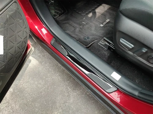 4Pcs Black Hard Door Scuff Sill Cover Panel Step Protector For F150 Accessories - Bild 4 von 13