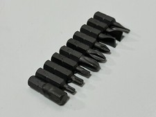 Craftsman 10pc New Nos Screwdriver Flat Phillips Torx Bit Set In Sealed Plastic