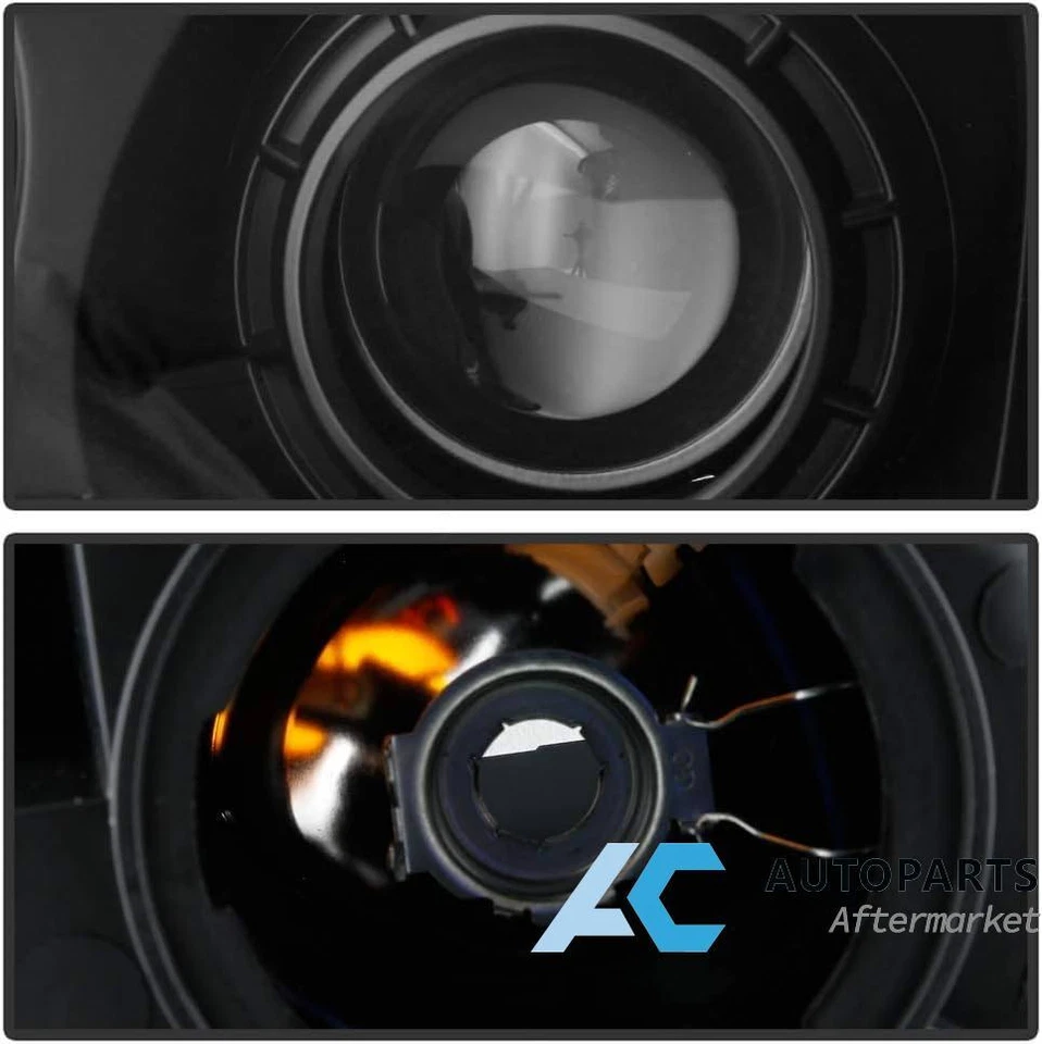 For 2007-2012 GMC Acadia Headlight Headlamp Assenbly Left & Right Halogen Black Foto 3 de 4