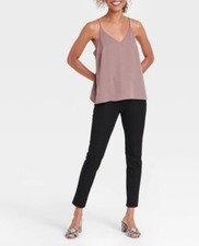 Women s A New Day Skinny Ankle Pants Black Size 6 Retail 29 NEW