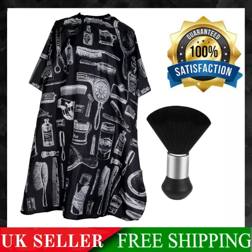Professional Hair Cutting Gown Salon Barber Hairdressing Cape Unisex Apron uk
