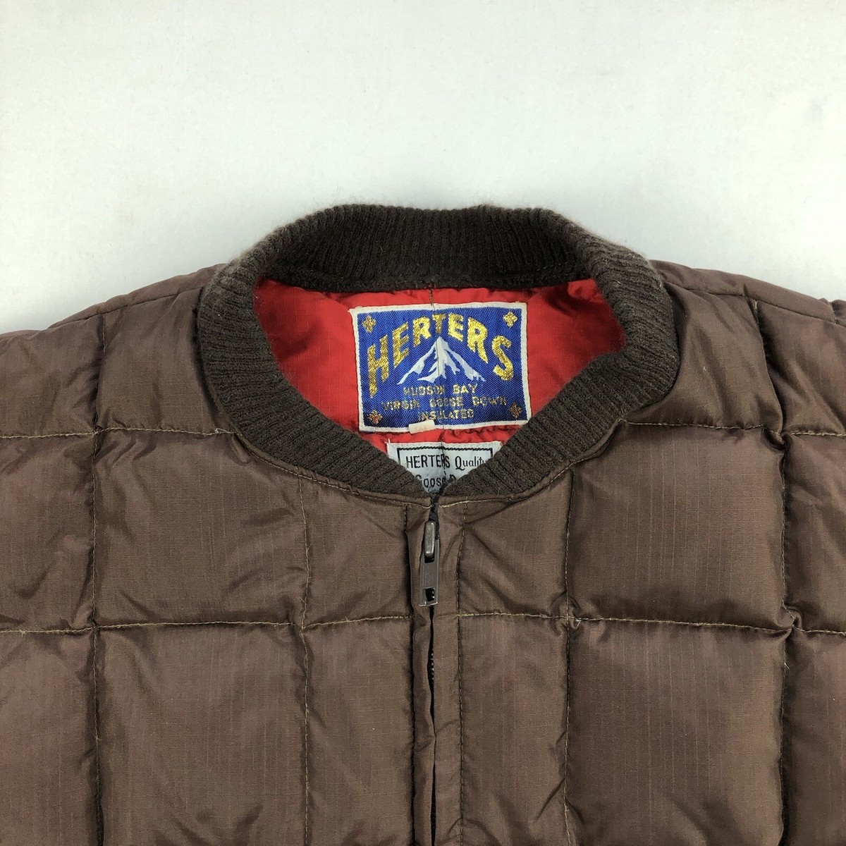 Herters Hudson Bay VTG 70s Goose Down Mens Small Full Zip Herters Hudson Bay VTG 70s Goose Down Mens Small Full Zip