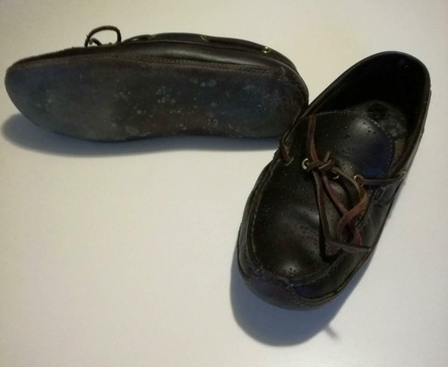 MOCASSINO INDIANO CON Stringhe In Pelle Naturale Non Conciata Chimicamente  EUR 25,00 - PicClick IT