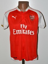 ARSENAL LONDON 2015/2016 HOME FOOTBALL SHIRT PUMA SIZE M ADULT