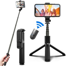 FOR iPhone Air,16,15,Pro,Max Extendable Selfie Stick Tripod Stand/Handheld Long