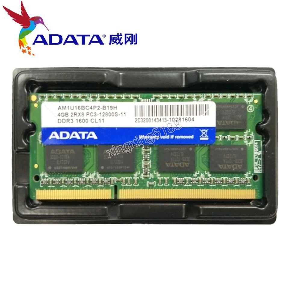 NEW For ADATA 4GB PC3-12800S DDR3 1600 MHz Laptop Memory RAM SODIMM 1.5V CL11 - Image 4 of 4