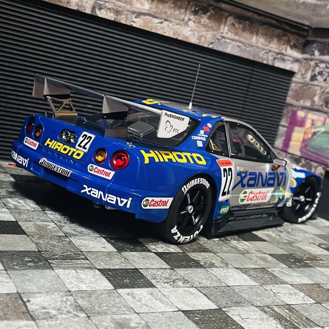 ミニカー 1/18 AUTOart Xanavi HIROTO GT-R JGTC 1/18 AUTOart Xanavi HIROTO GT-R JGTC Custom Car w/Box Japan