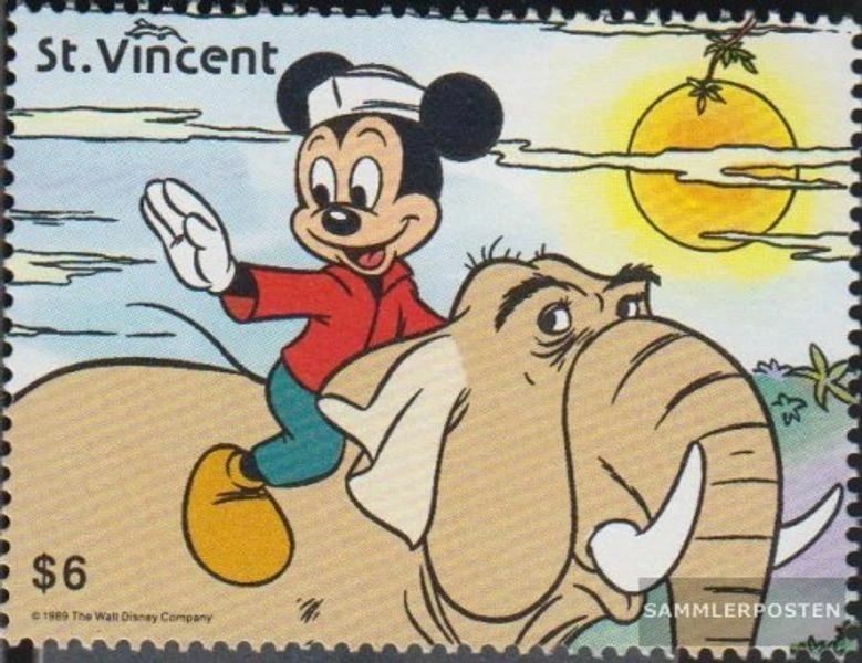 st. vincent 1155 (complète edition) neuf avec gomme originale 1989 walt-disney-p - Photo 1/1
