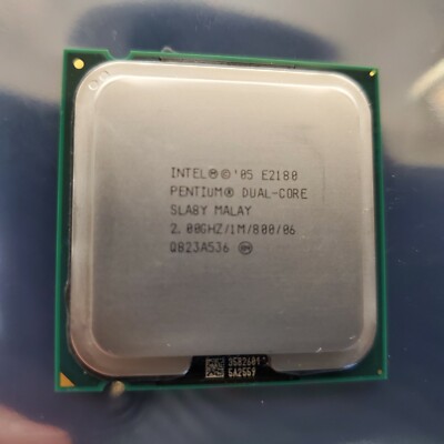Processeur Intel Pentium Dual Core E2180 - 2.0 GHz, 1 Mo Cache, LGA775 - Occasion Fonctionnel