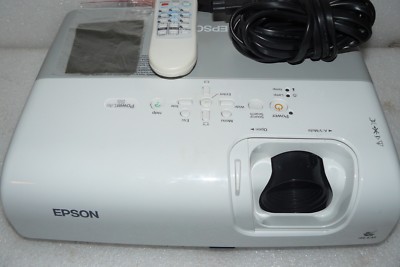 Epson PowerLite EMP-S5 LCD Projector W/ Case Manual Power Cord.