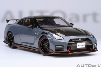 1/18 Nissan GT-R (R35) Nismo RHD (Stealth Gray) 2022 Model Car By
