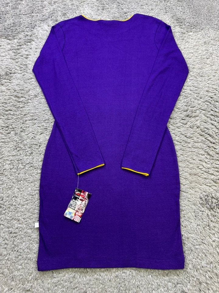 Vestido De Colección LSU Tigers Mujer Medio Púrpura Vellón Para La Gloria Hecho en EE. UU. NUEVO CON ETIQUETAS Foto 2 de 4