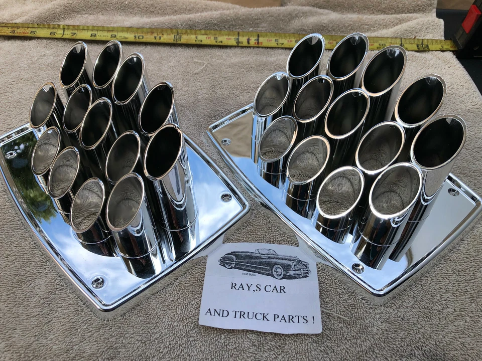 NEW SET OF RIGHT AND LEFT CLASSIC STYLE PIPE ORGAN SPEAKER COVERS ! 54 60 62 64 - Image 2 of 4