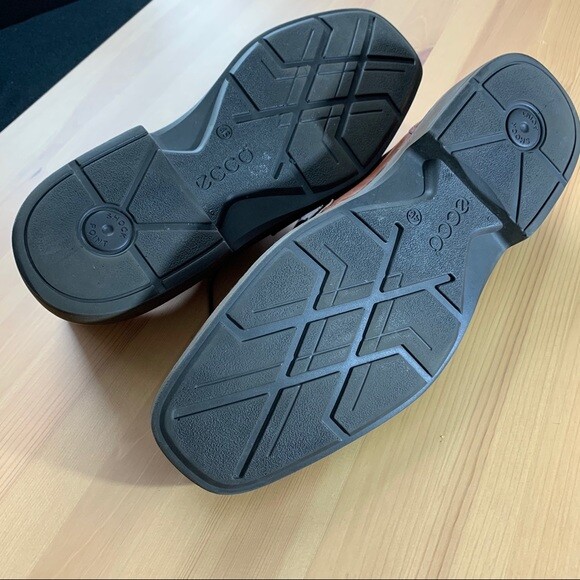 Ecco Shock Point Arch Support Comfort Leather Shoe Ex… Gem