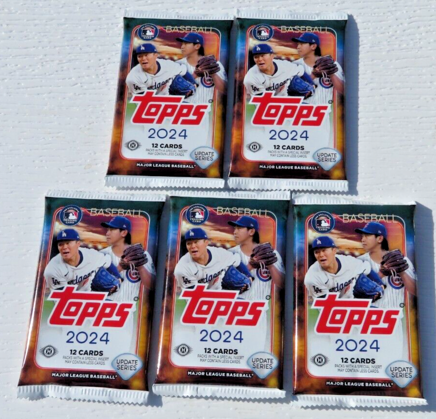 2024 Topps Baseball Update series. 15 unopened Hobby edition 12 card