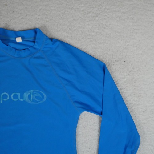 Rip Curl Activewear Top Boys Size 8 Blue Long Sleeve - Picture 5 of 17