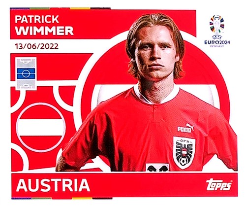 Pegatina Topps UEFA Euro 2024 - EM 24 - Pegatina individual a elegir parte 2/3 - Imagen 175 de 240