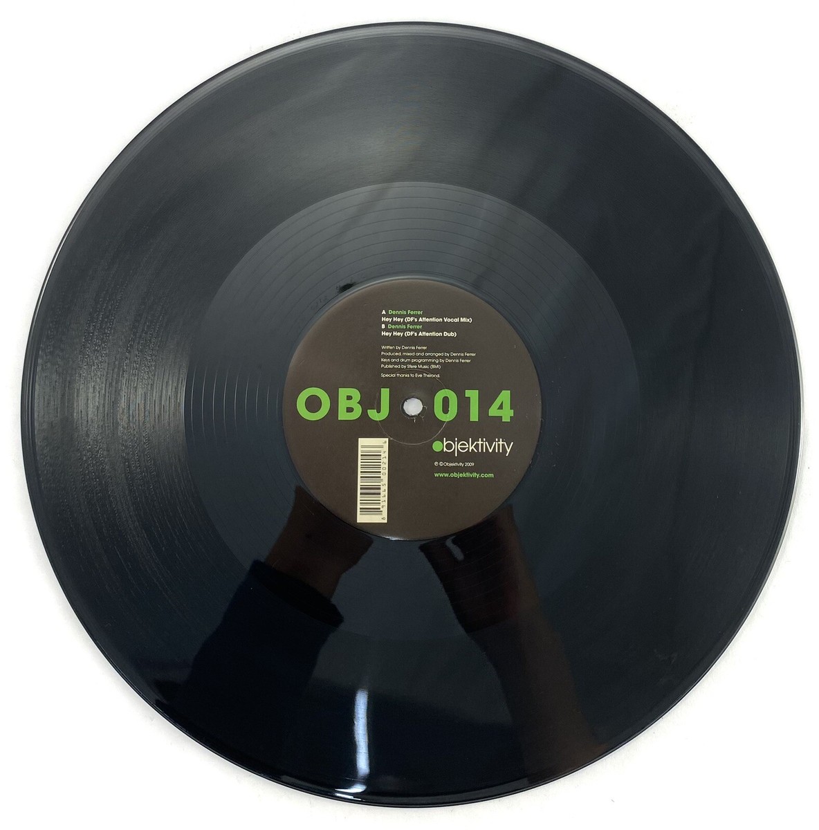DENNIS FERRER HEY HEY 2009 LP EXC Vinyl Record Objektivity