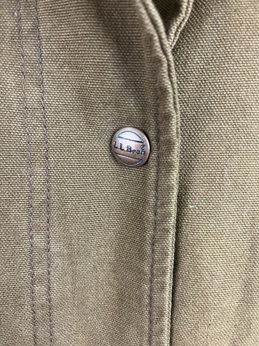 L.L. Giacca trench spolverino fienile foderato flanella azteca Bean donna Med BRN AQ41 - Foto 4 di 13