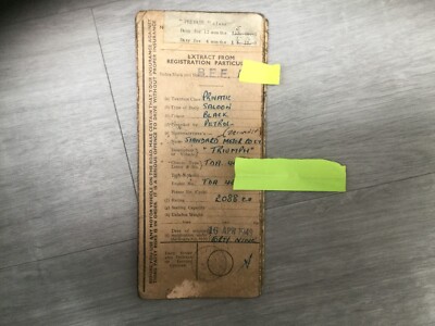 Triumph Razoredge 1949 Memorabilia