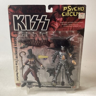Gene Simmons / The Ring Master 1998 KISS Psycho Circus Ultra Action Figures