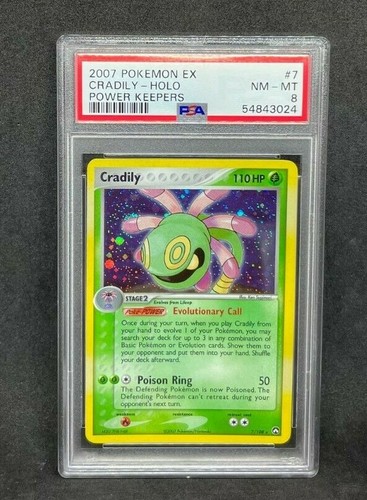 Cradily graded PSA 8 for sale on eBay