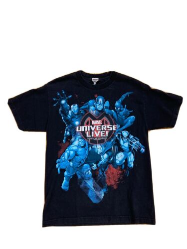 Marvel Universe Live! T-Shirt Size Medium Rare Aut