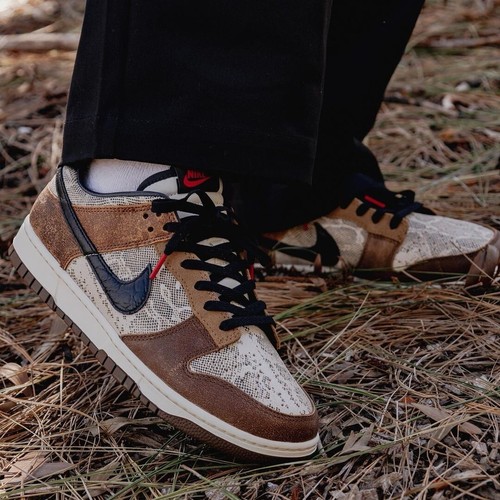 NIke Dunk Low Premium “CO.JP Brown Snakeskin" - Men's Size 9.5 and 10 - Picture 22 of 24