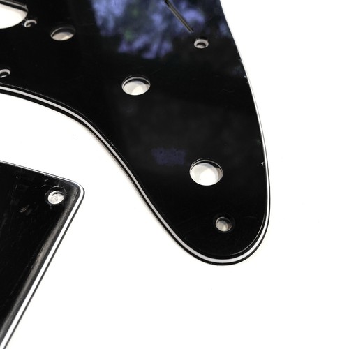 Eric Clapton Stratocaster 8 Hole Pickguard & Backplate 3 Ply Black Made In USA - Picture 2 of 11