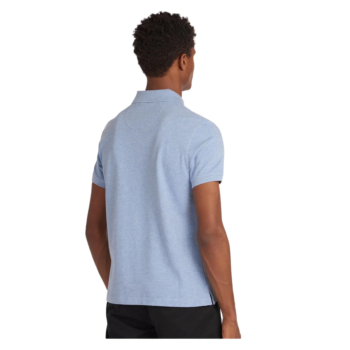 Barbour – Tartan Piqué Polo MML0012 BL55 Blue New SS25 | eBay